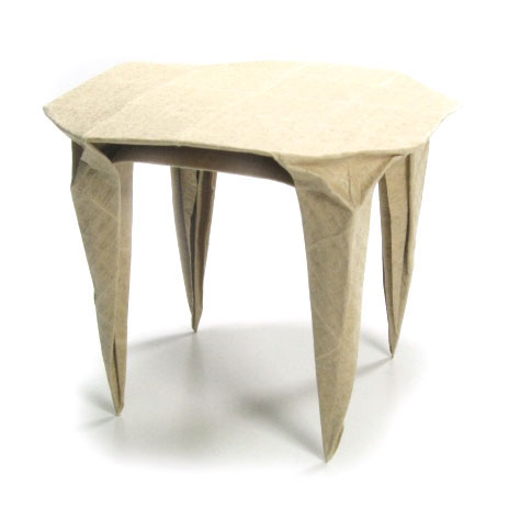 origami round dining table II