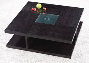 square coffee origami table