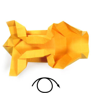 18th picture of standing origami tiger