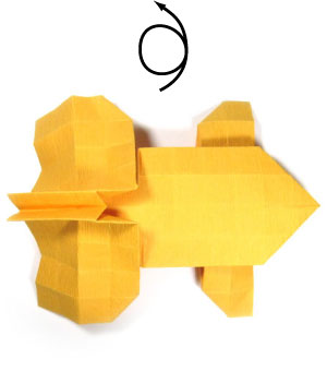 21th picture of standing origami tiger