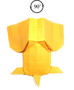 43th picture of standing origami tiger