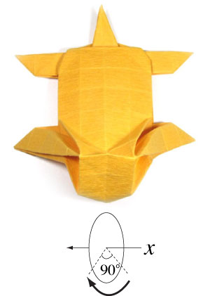 58th picture of standing origami tiger