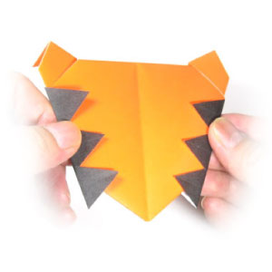 18th picture of easy origami tiger