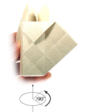 18th picture of rectangular origami vase