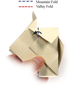 23th picture of rectangular origami vase
