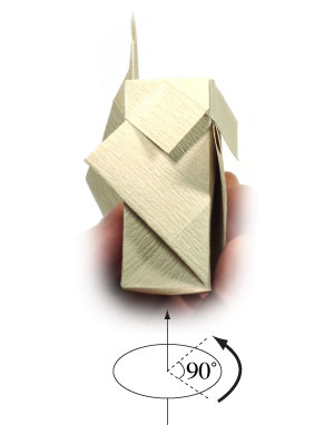 24th picture of rectangular origami vase