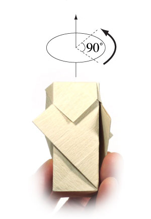 27th picture of rectangular origami vase