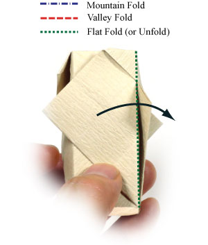 28th picture of rectangular origami vase