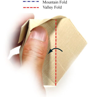 30th picture of rectangular origami vase