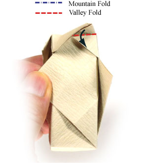 31th picture of rectangular origami vase