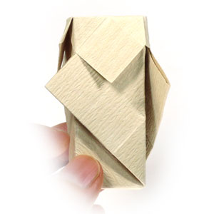 32th picture of rectangular origami vase