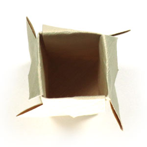 33th picture of rectangular origami vase