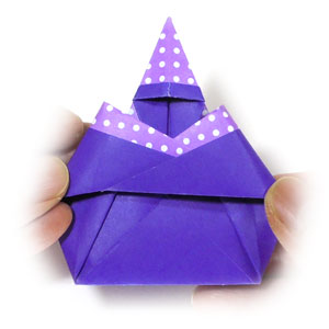 5th picture of arm-crossing origami wizard