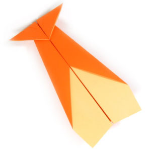 traditional squid paper airplane