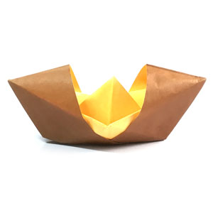 61th picture of paper boat with sunshade