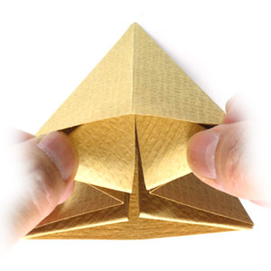 7th picture of simple origami pyramid