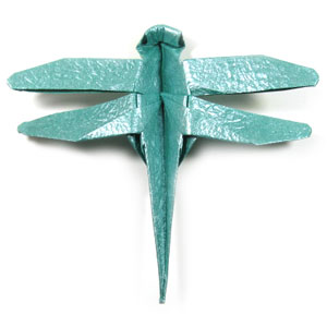 28th picture of traditional origami dragonfly