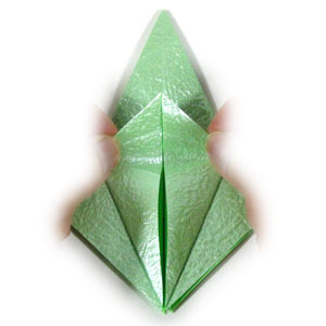 14th picture of traditional origami frog