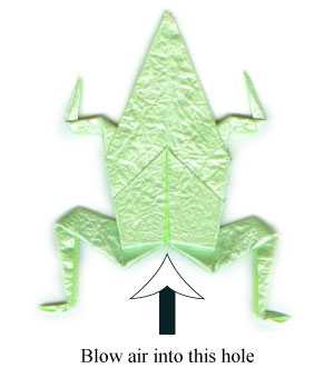 45th picture of traditional origami frog