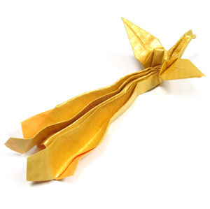 traditional origami phoenix