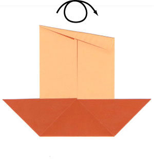 9th picture of easy traditional origami sailboat