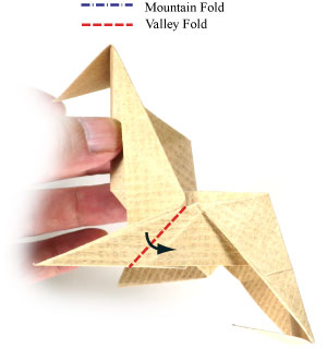 How to make an origami chair with triangular legs: page 8