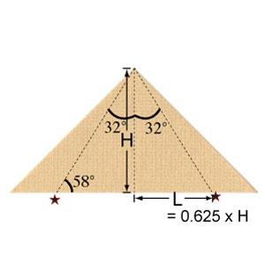 Origami Pyramid Mathmatics How to make the Great Origami Pyramid: page 3